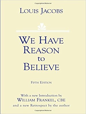 cover image of We Have Reason to Believe